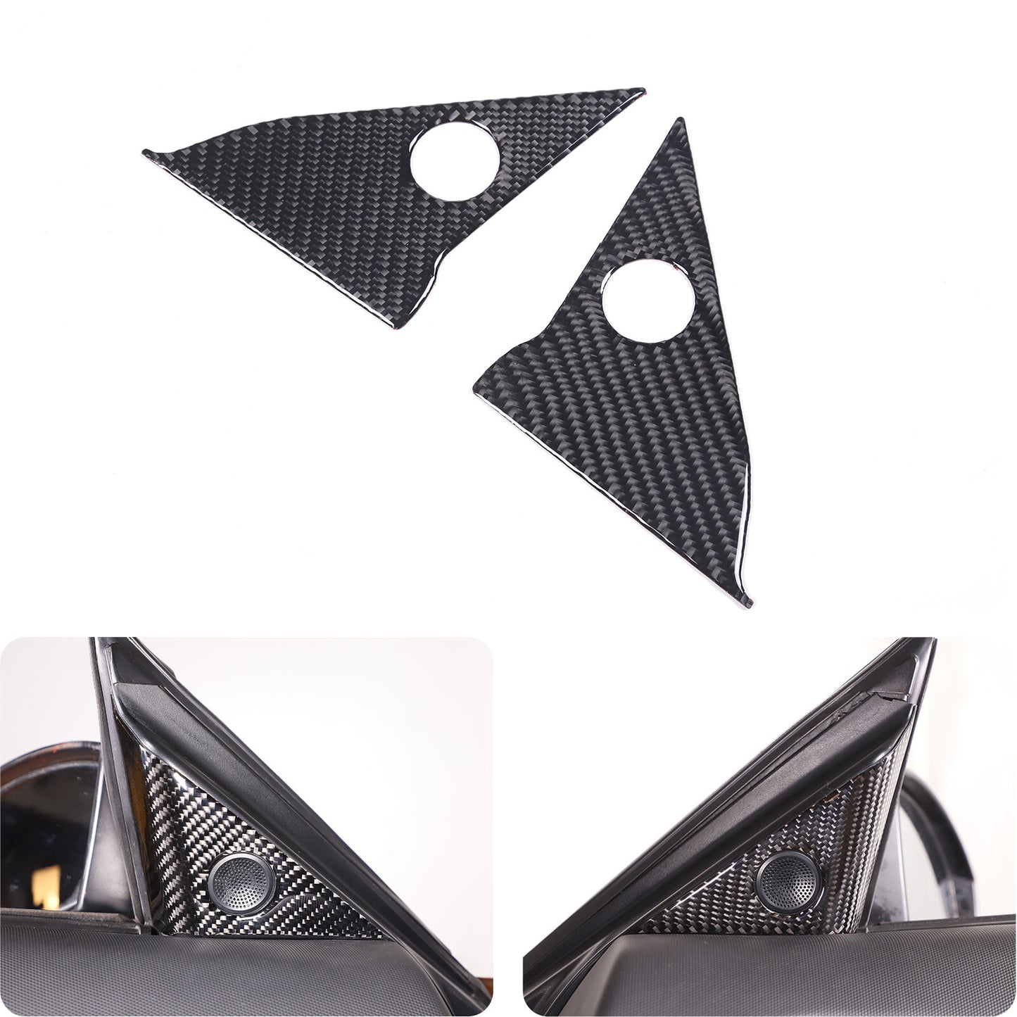 ABS chrome front bumper side air intake ventilation strip decoration suitable for Honda Pilot 15-22- v