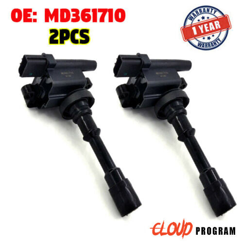 2 PC Ignition Coil MD361710 For Colt Lancer Pajero Mirage Dingo Star n