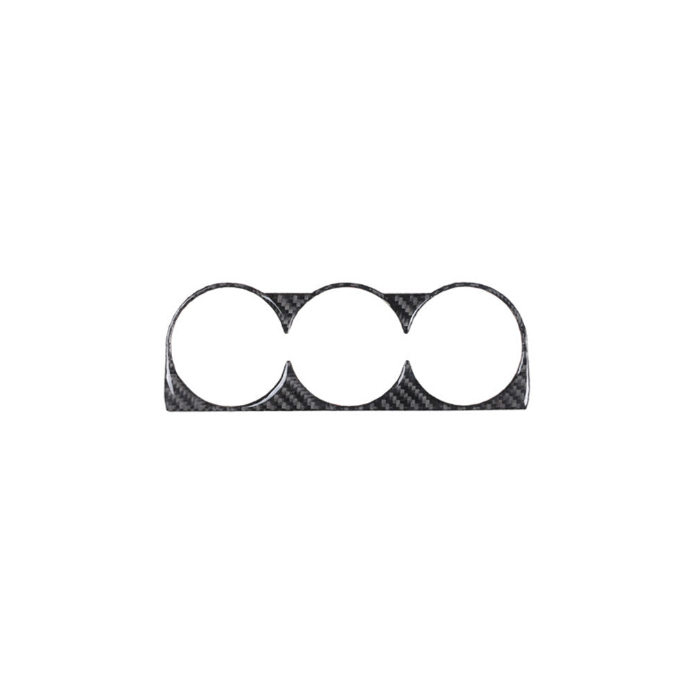 Vehicle Carbon Fiber Central Control compass Frame Sticker for Toyota FJ Cruiser