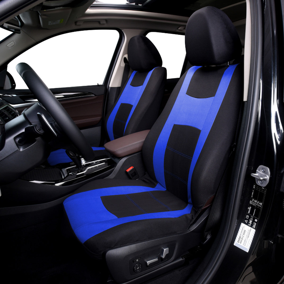 9Pcs Car for Seat Cover Full Set Cushion Interior Protector Accessories Polyester