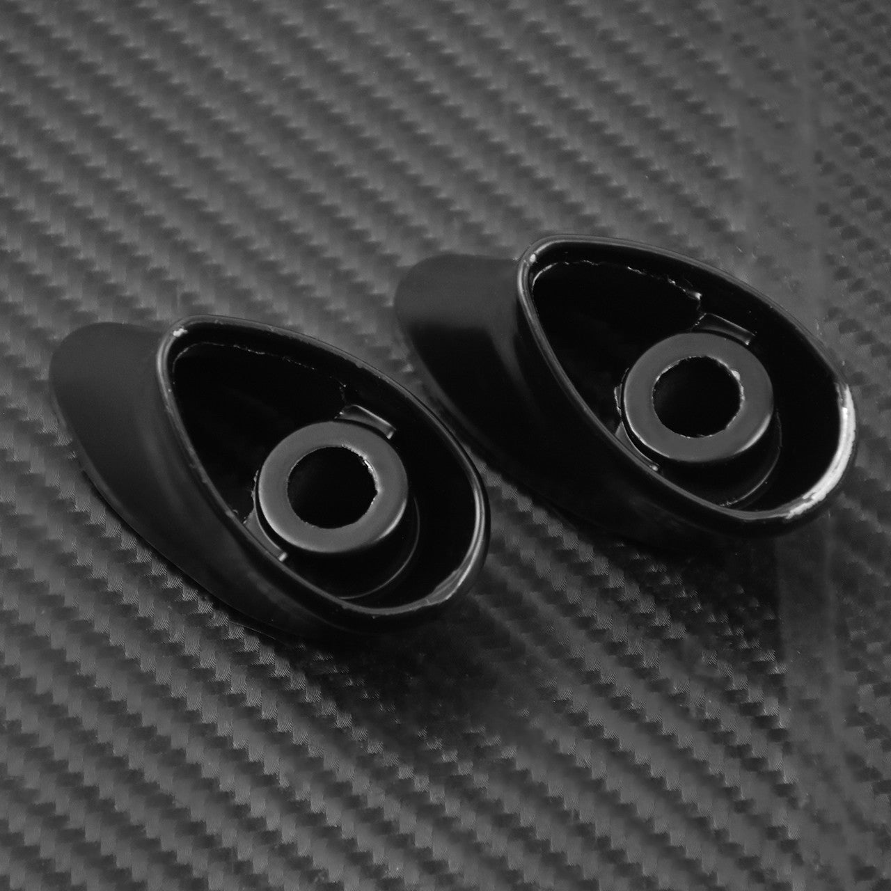 Front Short Turn Signal Brackets Kit Fit for Harley Street Glide FLHX Dyna Black