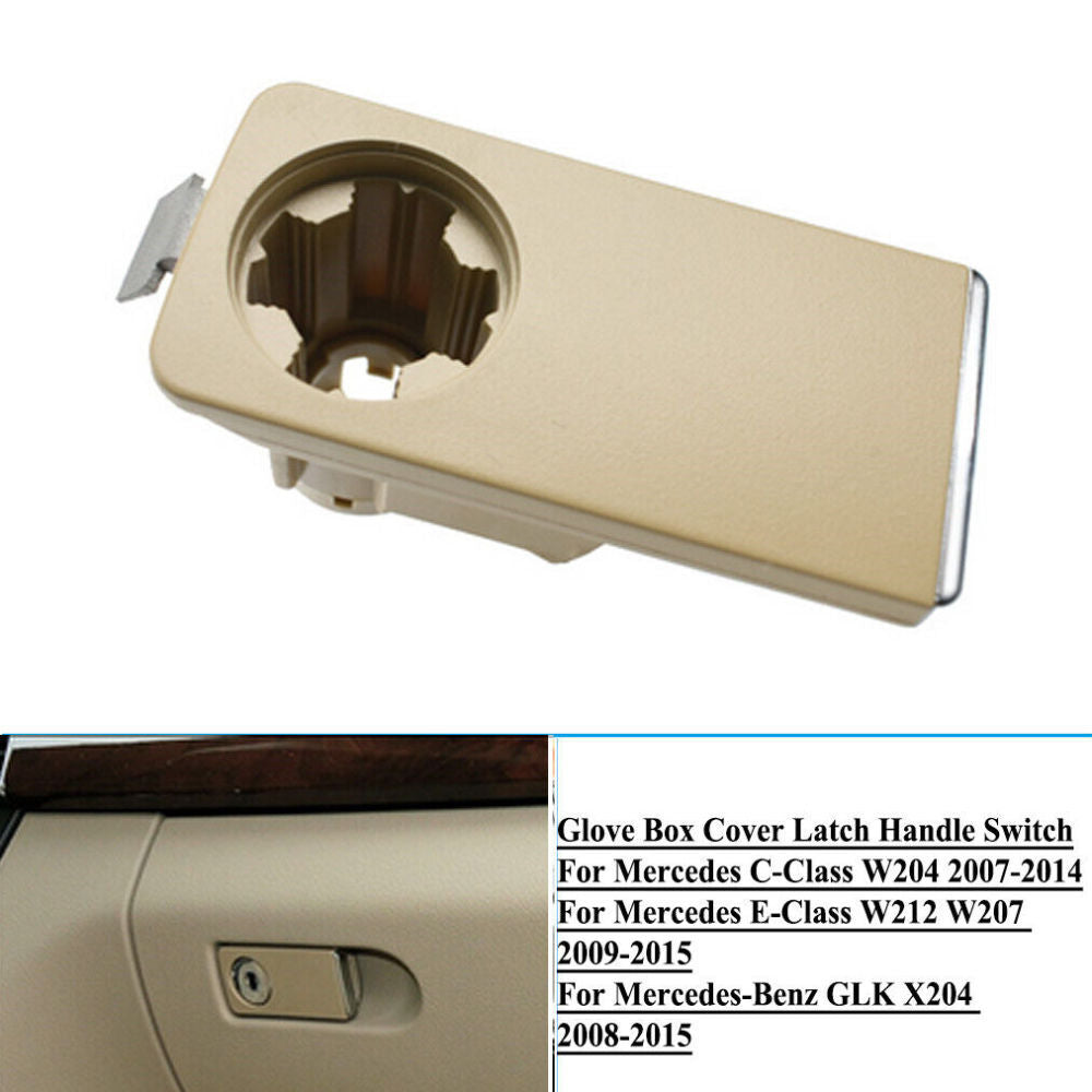 for Mercedes-Benz C E Class W204 W212 W207 Glove Box Handle Trim Dark Yellow Q