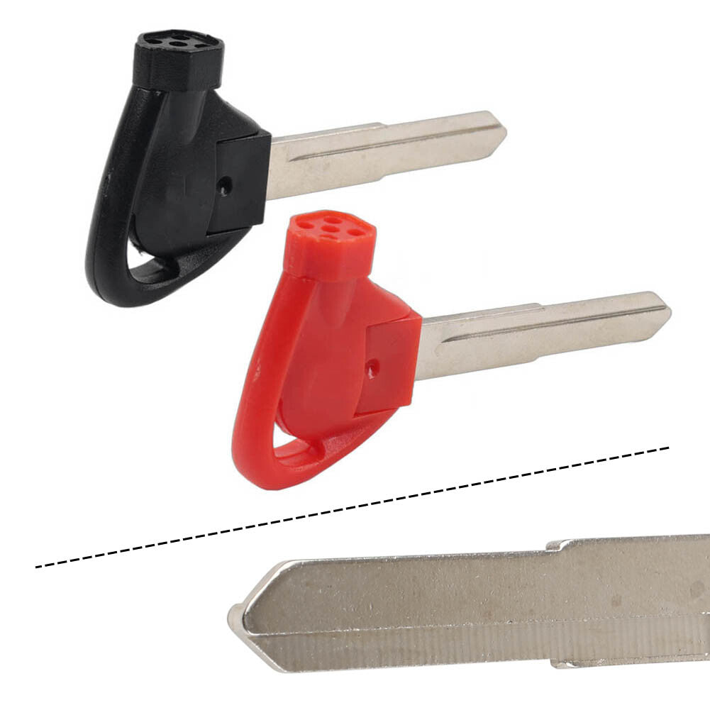 2x Left Ignition Key Blank Shell Case Uncut Blade for Yamaha Motorbike Scooter