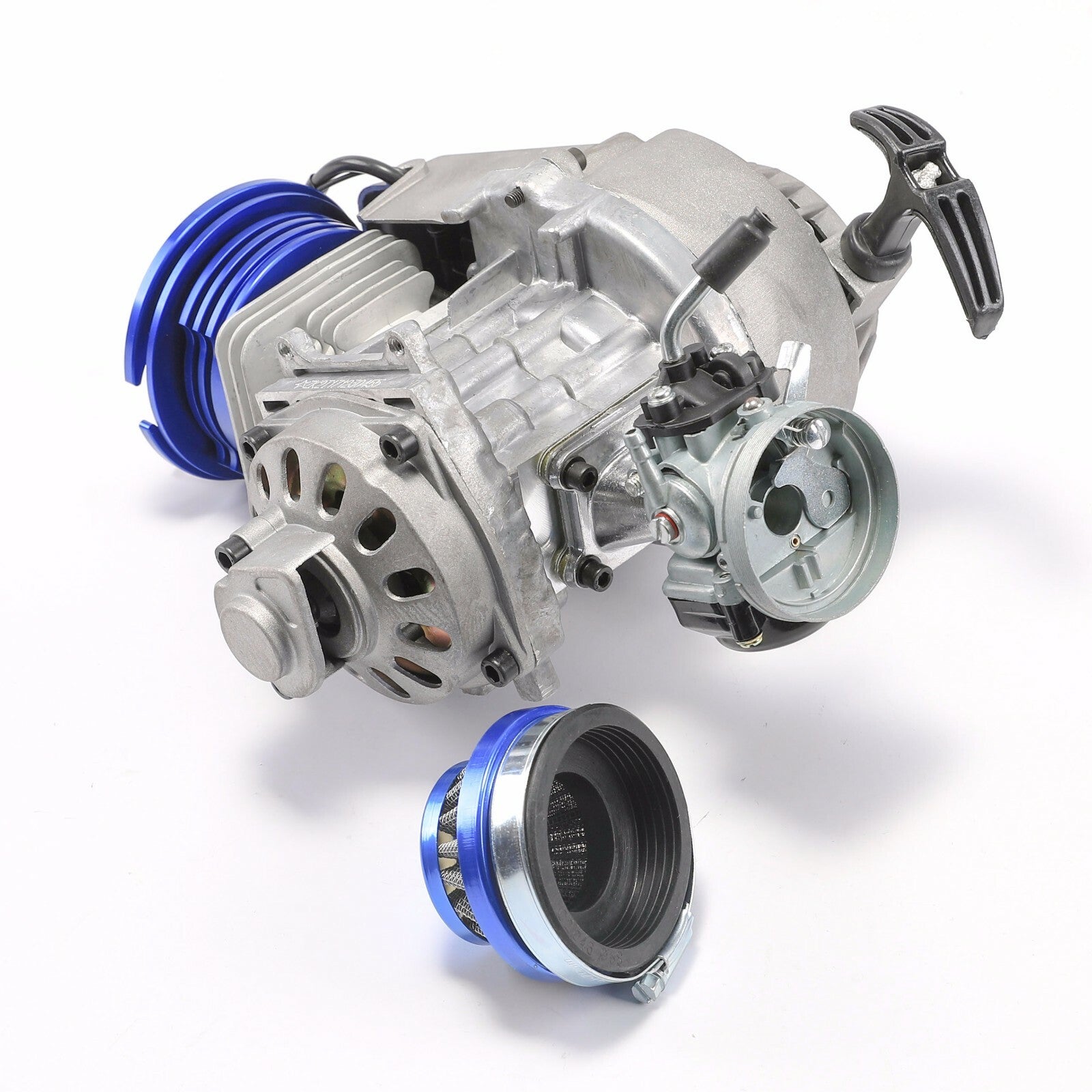 Racing Big Bore 2 Stroke 49cc 50cc Engine Motor Exhaust Kit Scooter Bicycle ATV