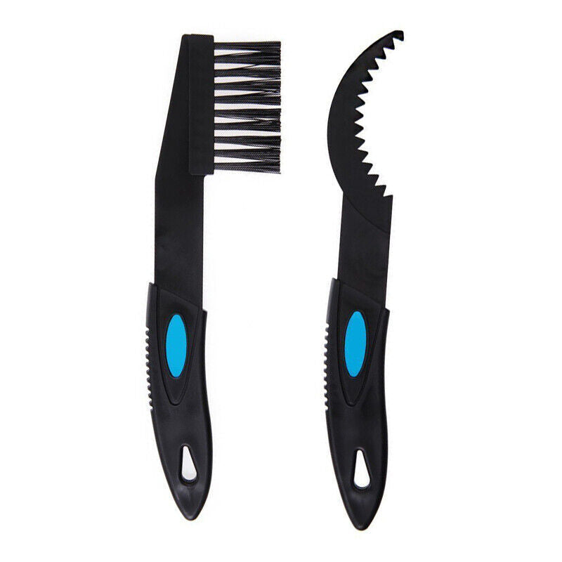 3-Piece Motorcycle and Bicycle Chain Cleaning Brush - Convenient Cleaning and Washing Tool n