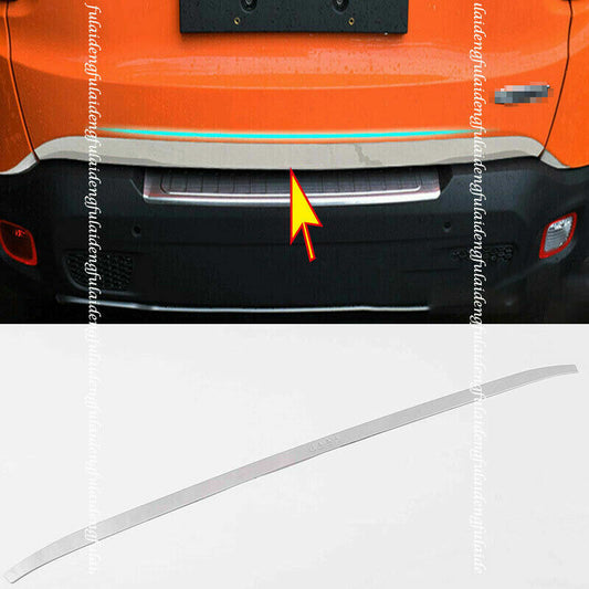 for Jeep Renegade 2015-2020 Stainless Rear Trunk Cover Tailgate Lid Trunk Trim
