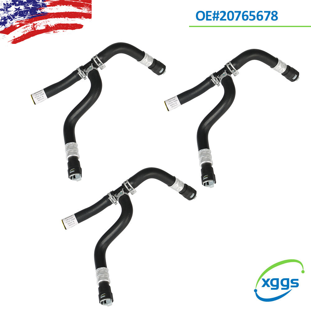 3-pack 626-556 for GMC Acadia for Chevrolet Traverse 20765678 imported heater hoses
