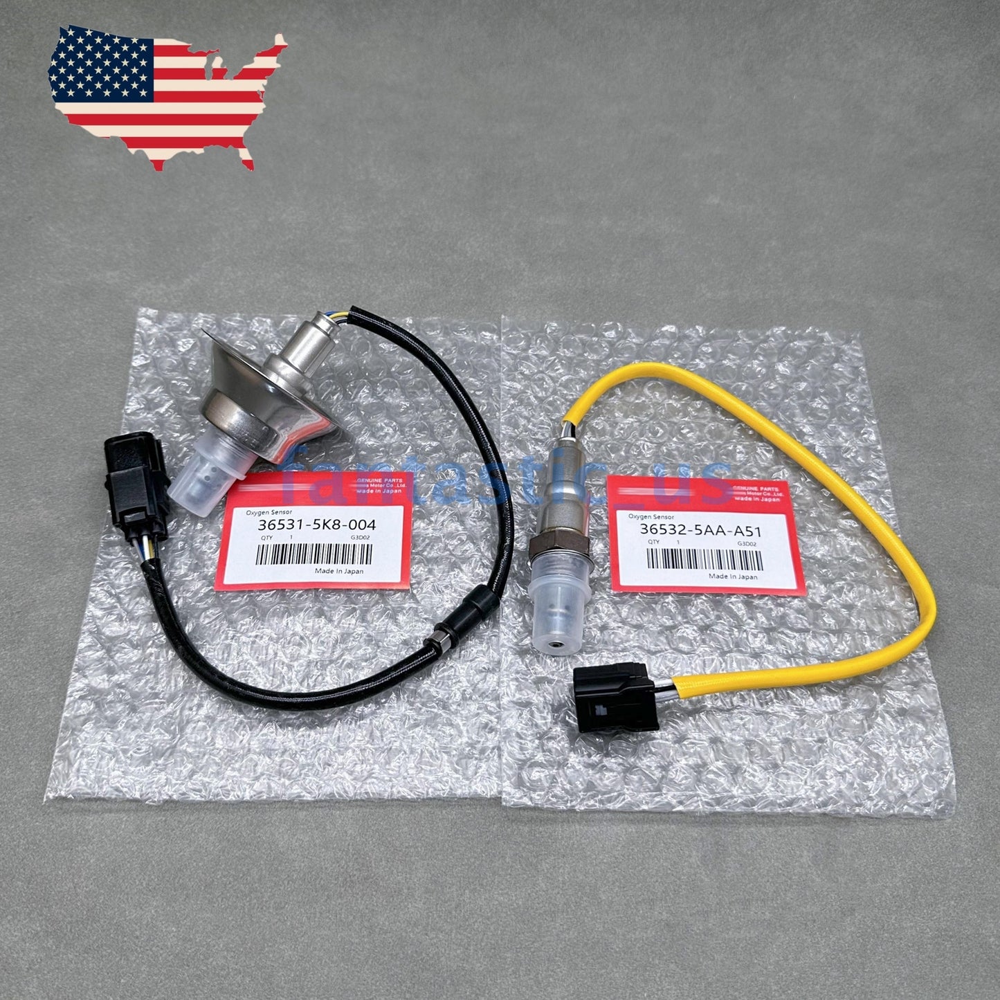 Upstream + downstream O2 oxygen sensors suitable for Honda for Civic CR-V 17-20 1.5L turbocharged engines