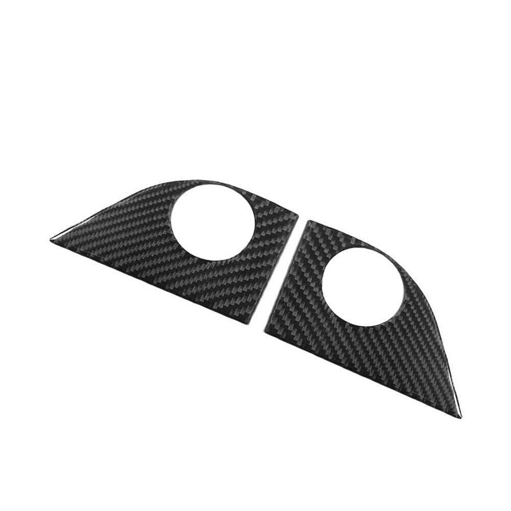 2 pieces of Sonic Carbon Fiber Door Pillar Cover Trim Type B for 2012-2016 n