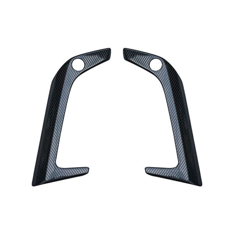 Carbon Fiber Steel Front Fog Light Lamp Frame Trim for Lexus RX500h 2023-2024