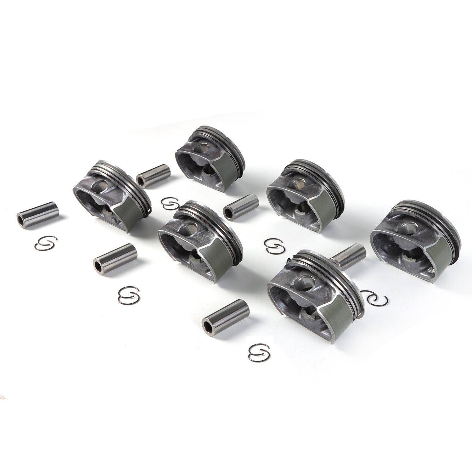 for Mercedes-Benz CLK350 C350 GLK350 E350 M272 3.5L 6x Pistons  Rings Set STD