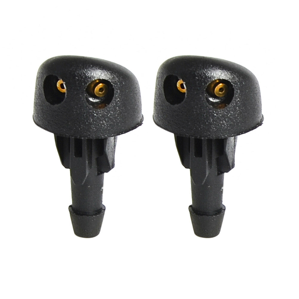 2x Front Left  Right Windshield Water Washer Wiper Nozzle Fits for Clio MK2 Q