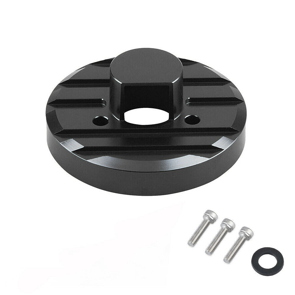 Aluminum alloy black antenna base protective cover suitable for Jeep for Wrangler 2007-2020 JK JL JKU Batmobile