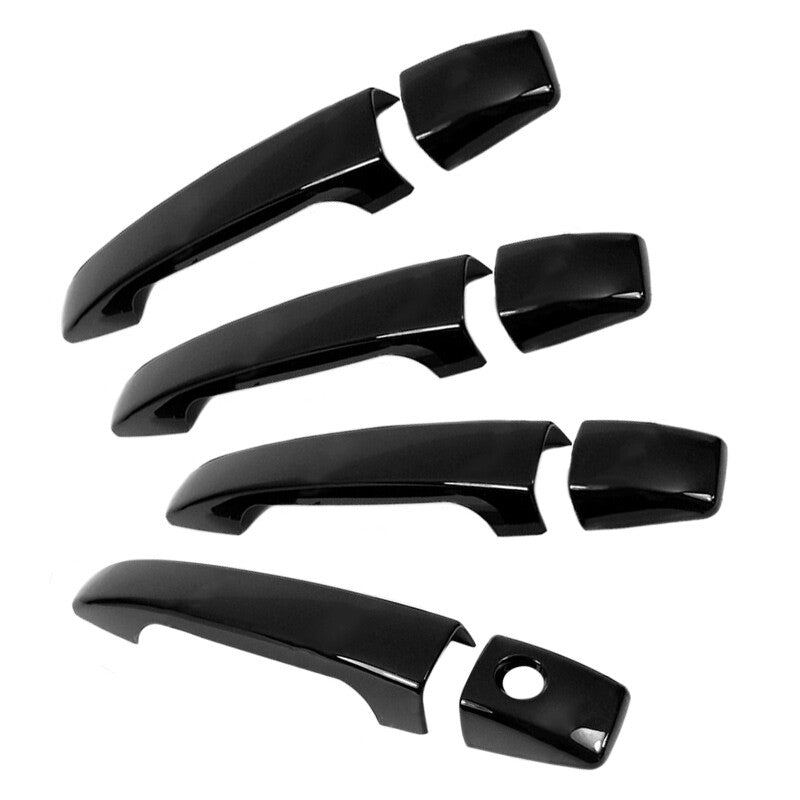 Black Side Door Handle Cover Trim Frame Fit for Subaru Forester 09-13 ABS