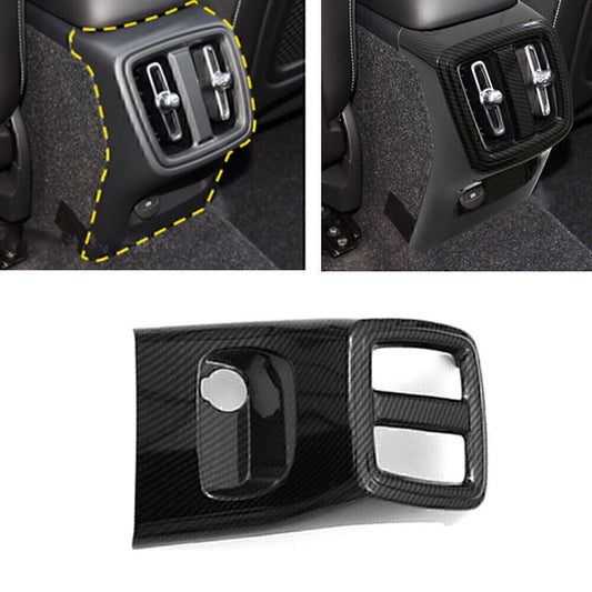 Accessories ABS Armrest Box Rear Air Outlet Cover Trim for Volvo XC40 2019-2020