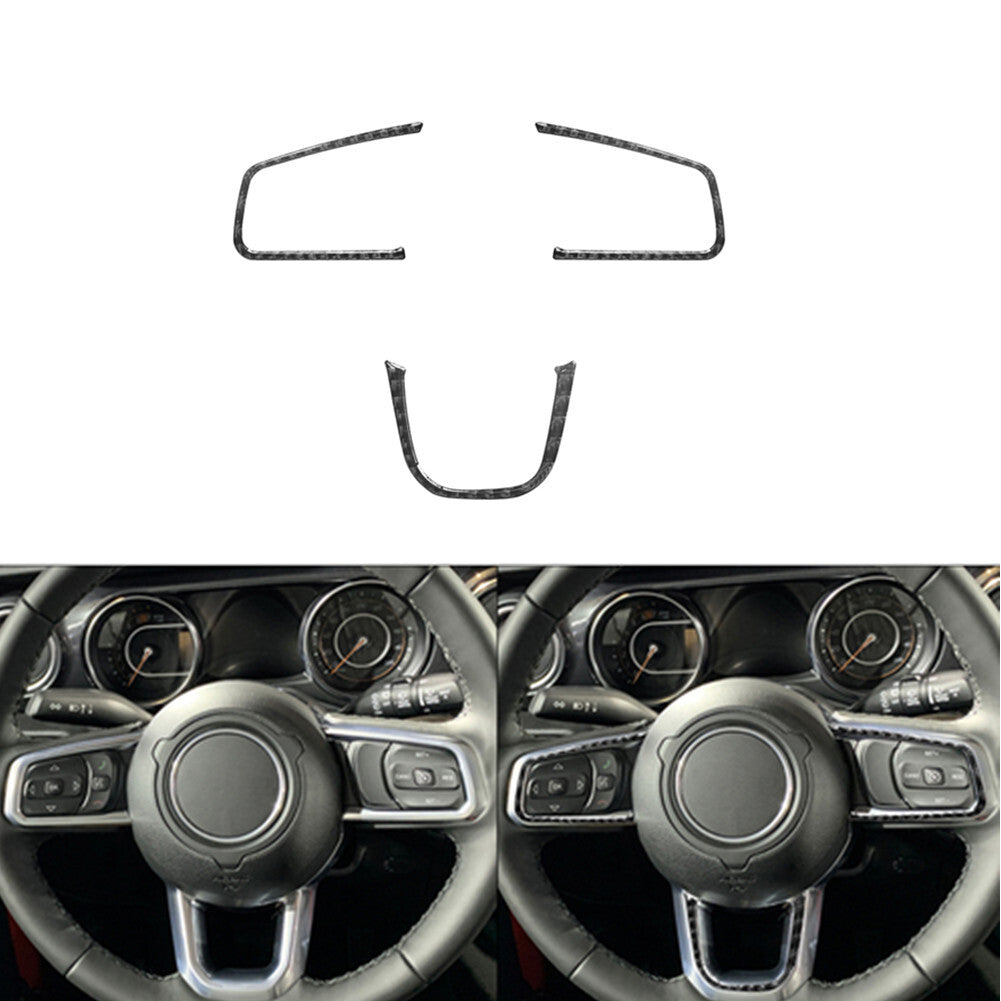 4Pcs Carbon Fiber Door Handle Frame Cover Trim for Tiguan 2013-2017 v