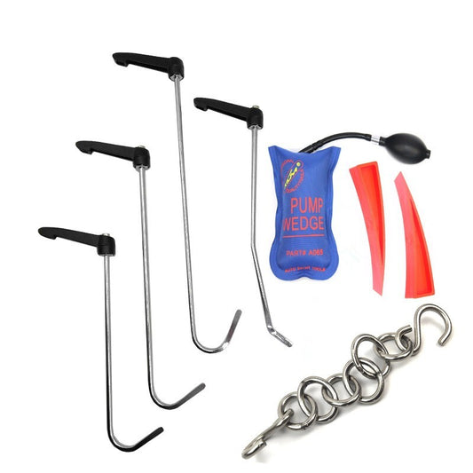 Paintless Dent Removal Tool,Car Bump Repair Tool Kit, Rotary Handle Hand Set v