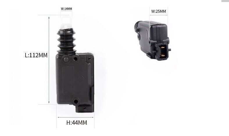 for Renault Clio Scenic 7702127213 2 Pin Central Locking Actuator