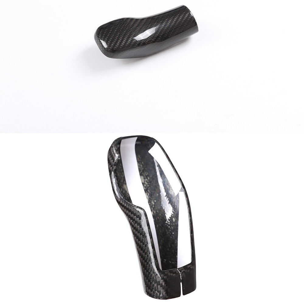Carbon Fiber Interior Door Handle Surrounds Trims for 2022-2023 for Honda for Civic 11th- v