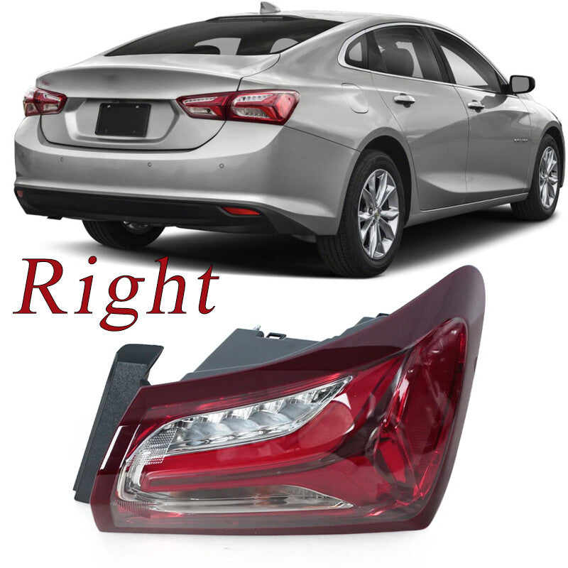 Rear Outside Taillight assembly LED Right for Chevrolet Malibu XL 2019-2021