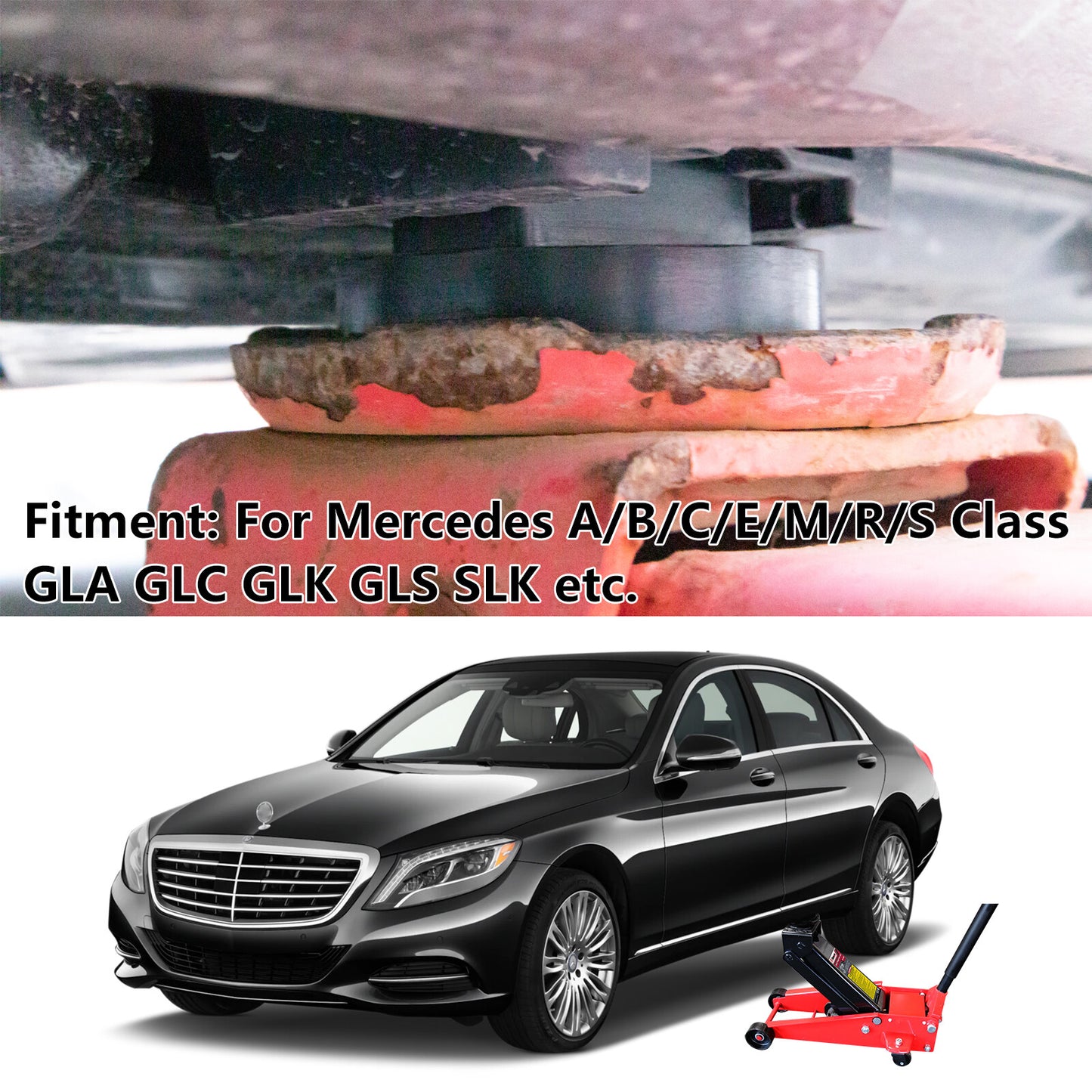 für for Mercedes Wagenheberaufnahme Wagenheber Gummiblock Gummiklotz JackPad Tools