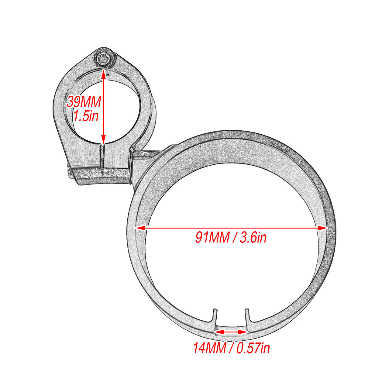 Black Side Speedometer Relocation Mount Bracket Kit for Harley Dyna Sportster Q