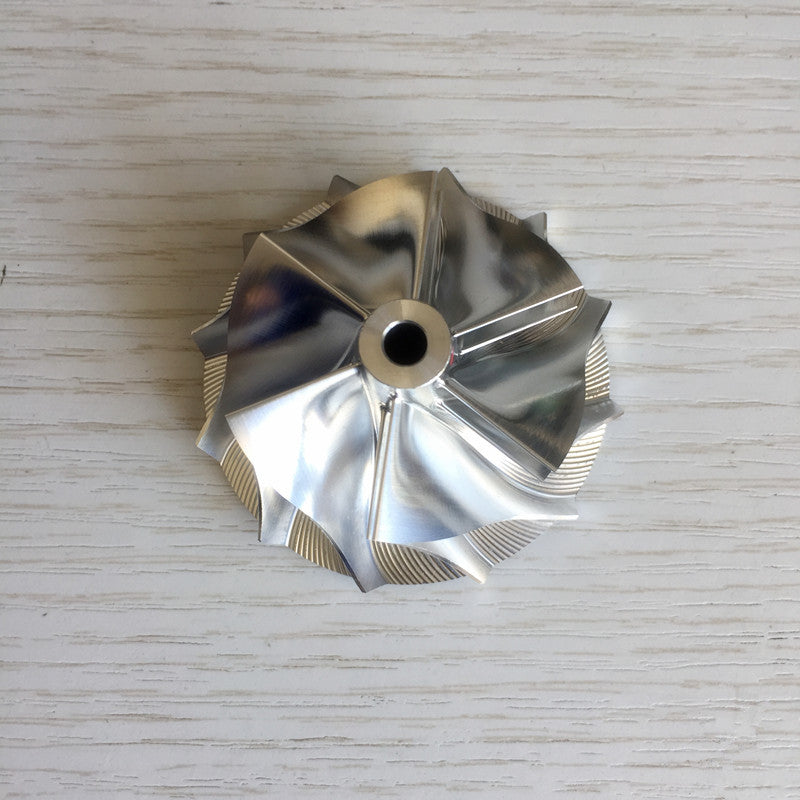 TD04HL 18T 45.01/56.02 mm 6+6 Blade 49189-43800 Turbine Billet Compressor Wheel