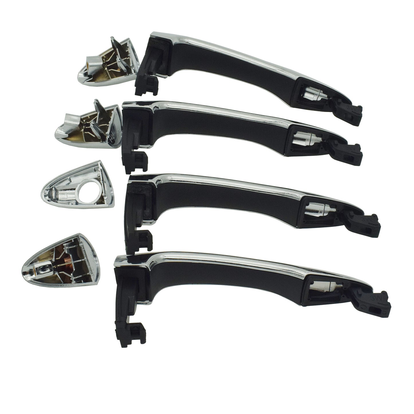 4-Piece Set Exterior Door Handle for CHRome FL RL RR for for Kia 2011-2016- v