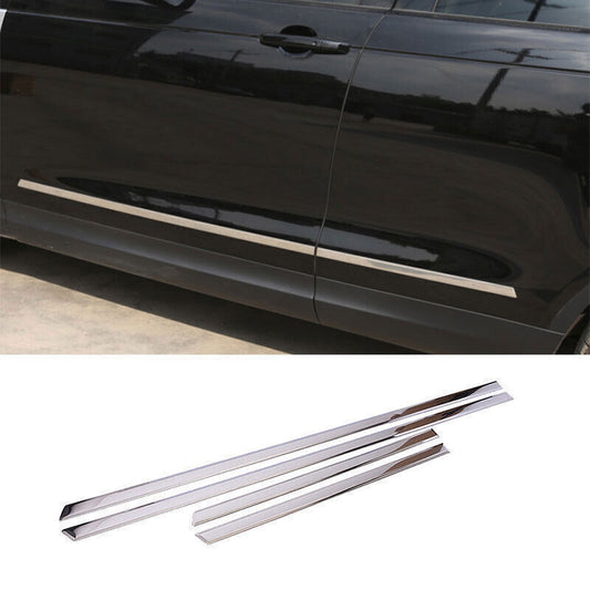 Silver Side Door Guard Molding Strip Trim 4P for Land Rover Discovery 5 17-2025