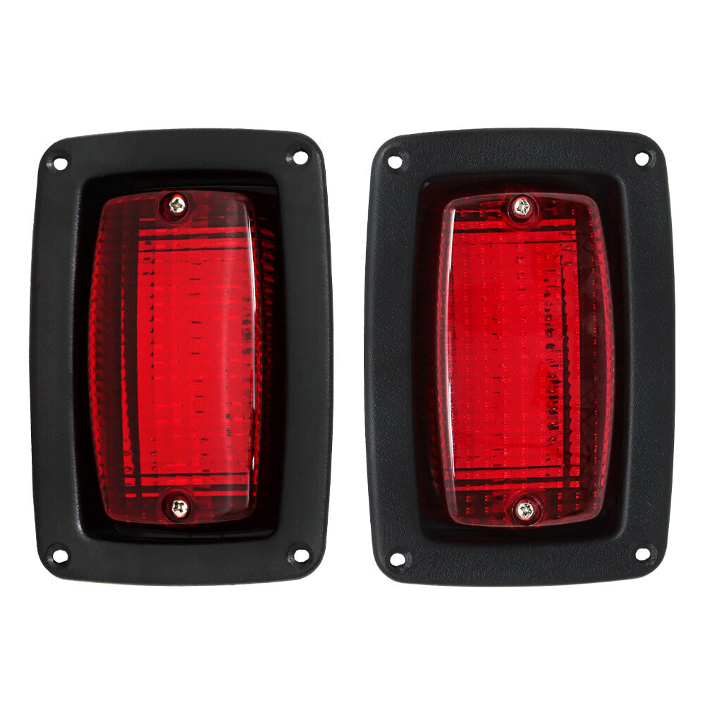 2-piece for golf cart LED taillights, 3-line rear taillights, one pair suitable for club cars for DS - n