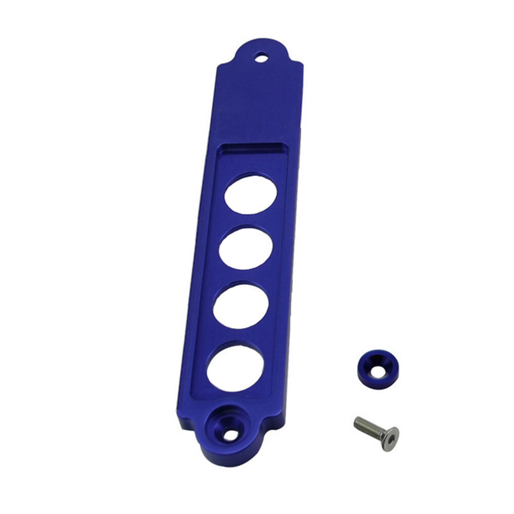 Blue Car Battery Tie Down Bracket Clamp Holder 45 x 210mm 4 Hole Q