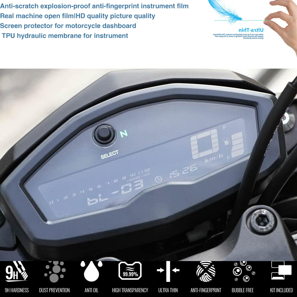 for Yamaha M-Slaz150 MT15 Dashboard Instrument Speedometer Film Screen Protector