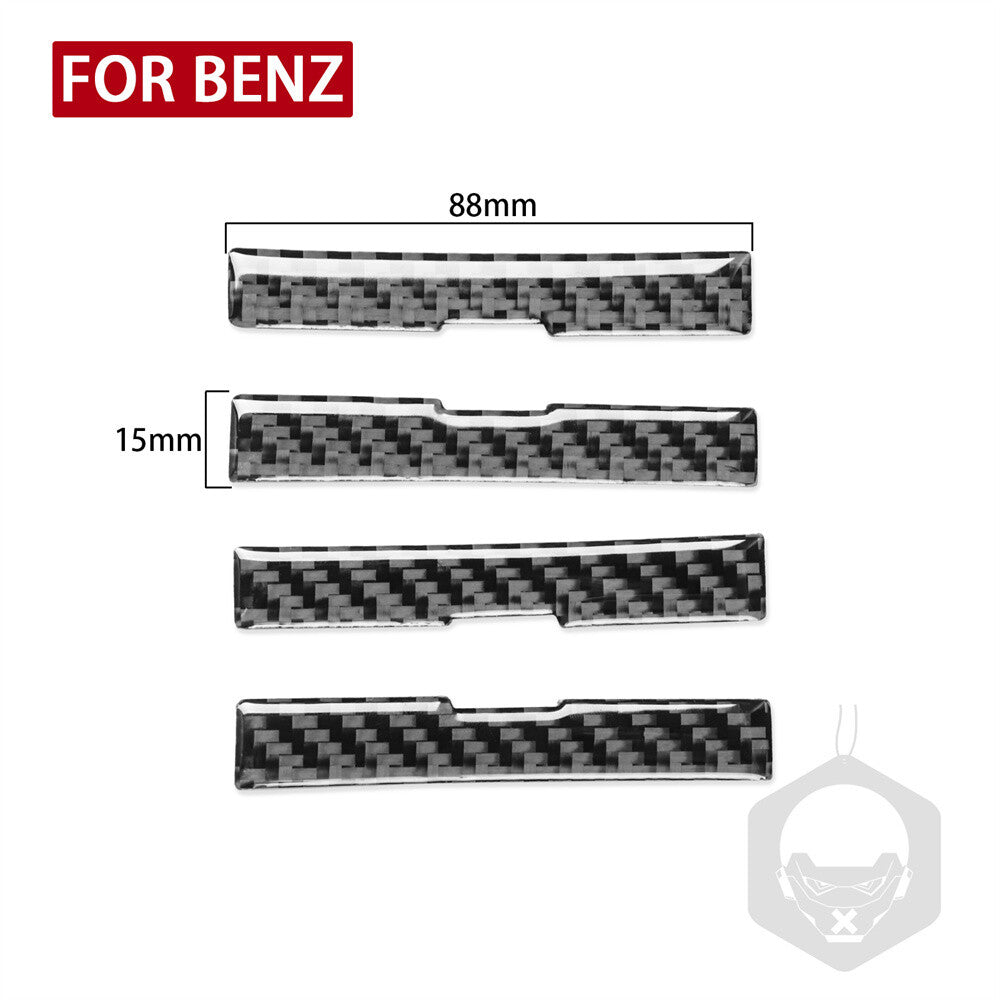 Carbon Fiber Car Roof Decoration Cover Trim Fit for Benz CLS Class C219 2004-09