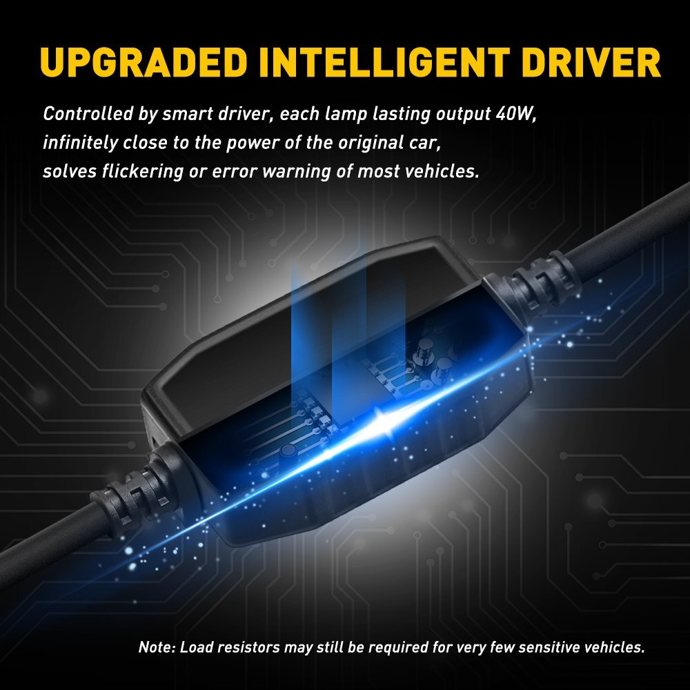 AUXITO Ultra H11B High-Performance Headlights with Two Bulbs and New High and Low Beams