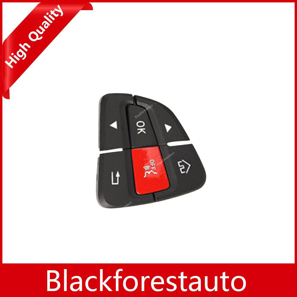 ABS Steering Wheel Switch Button Cover Repair Kit for Benz 2015-2019 GLC Red Q
