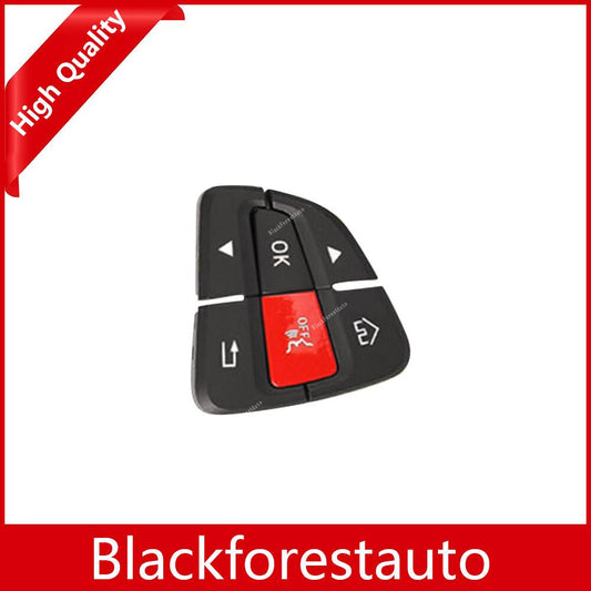 ABS Steering Wheel Switch Button Cover Repair Kit for Benz 2015-2019 GLC Red Q