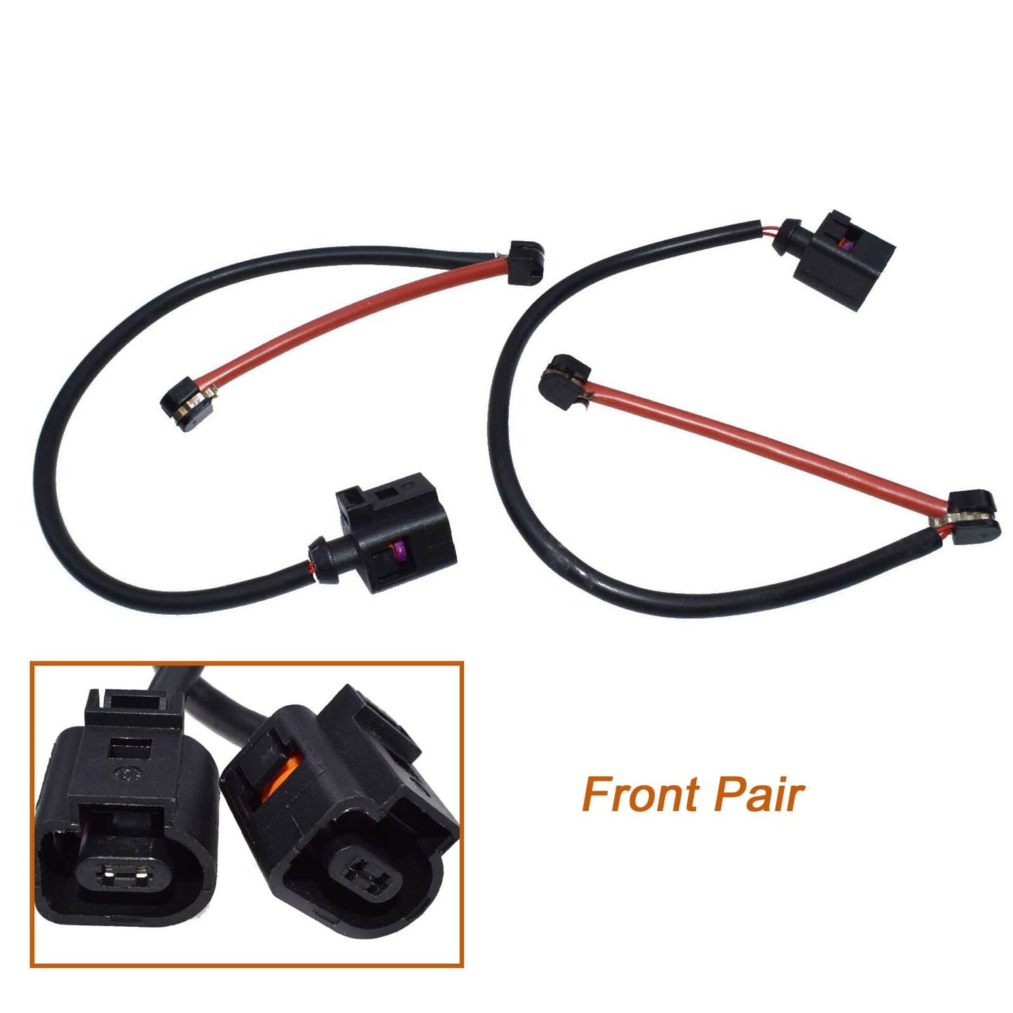 2-piece front brake wear sensor indicator for , for Audi , and 7L0907637- n