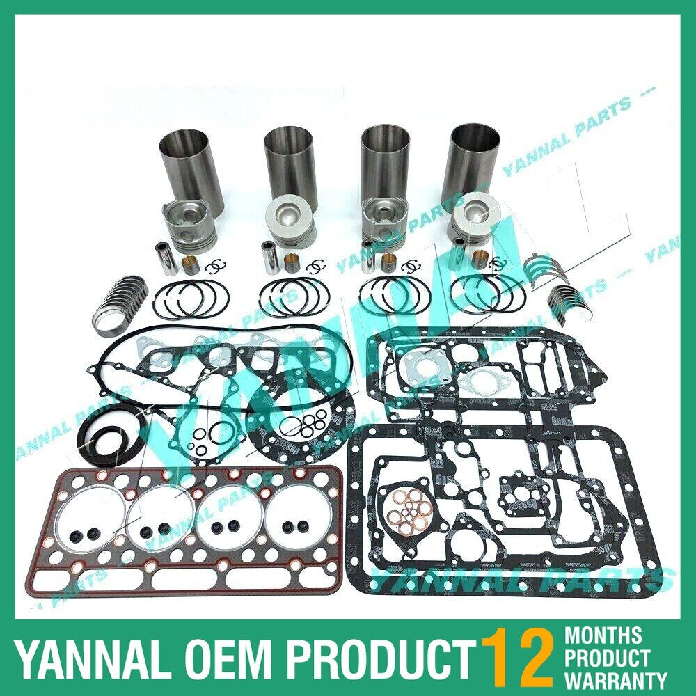 V1902 Overhaul Engine Reconstruction Kit for Kubota KX101 Excavators