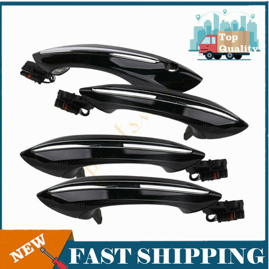 4-Piece Black Exterior Comfort Door Handles for F10 F01 F02 F06 F11 F18- n
