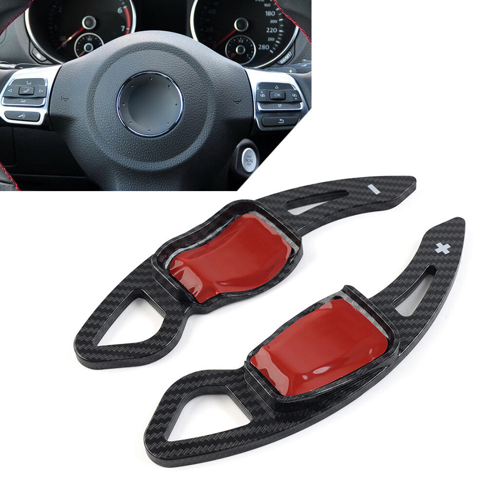 Steering Wheel Paddle Shifter Extension Fit for Volkswagen for Golf 5 for Golf 6 for Jetta Black