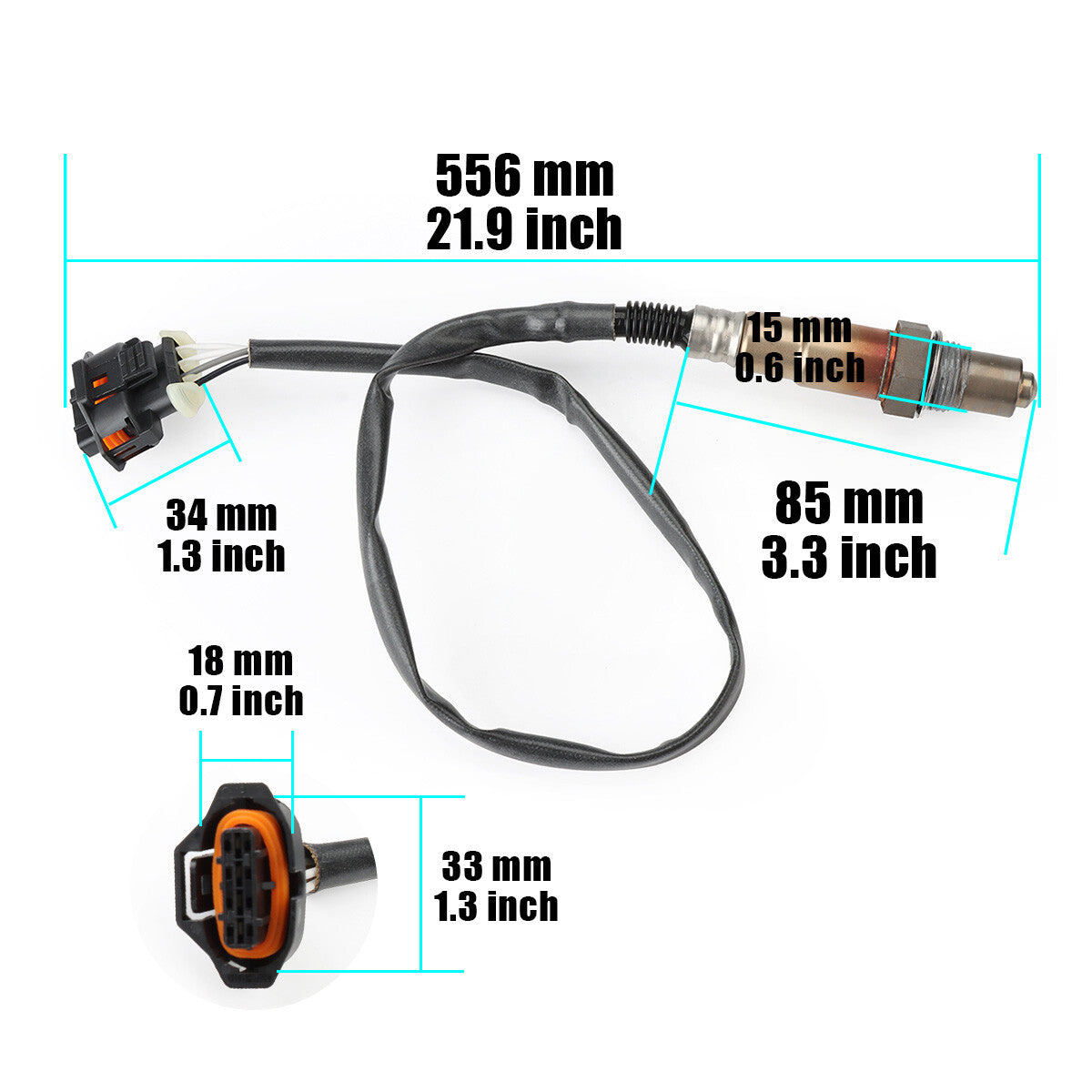 ML3A-9G444-AA New for FORD F-150 3.3L 5.0L 2021-23 ML3Z-9G444-A Oxygen O2 Sensor