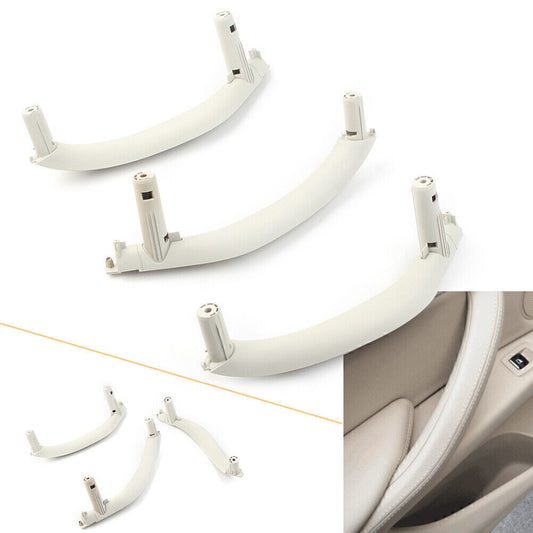 3pcs Inner Interior Door Pull Handle Trim Cover Kit for BMW X5 X6 F15 F16 RHD