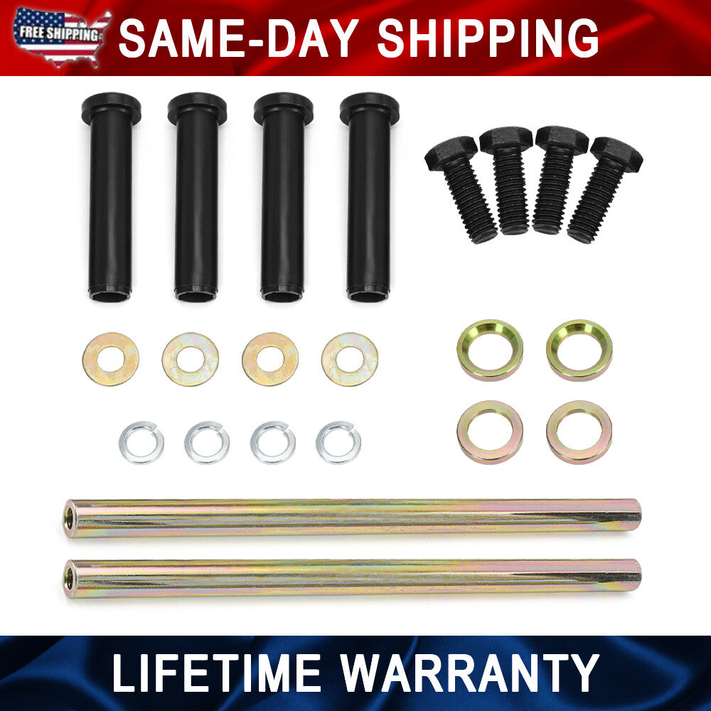 Two Front Lower A-Arm Bushing Shaft Kit for Polaris Scrambler 500 97-12 2x4 4x4