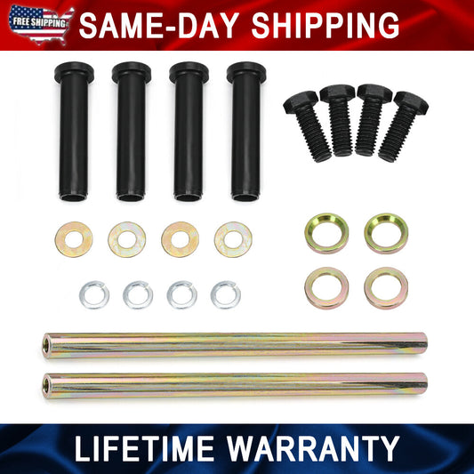 Two Front Lower A-Arm Bushing Shaft Kit for Polaris Scrambler 500 97-12 2x4 4x4