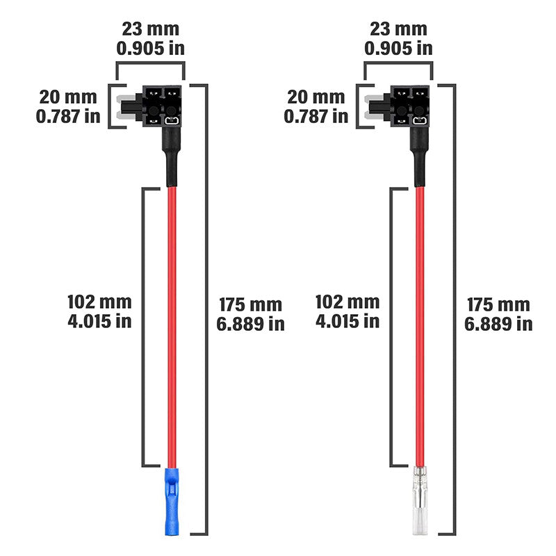 16 Car Low Profile for Mini Add a Circuit Fuse Tap Automotive Blade Fuse Holder Kit