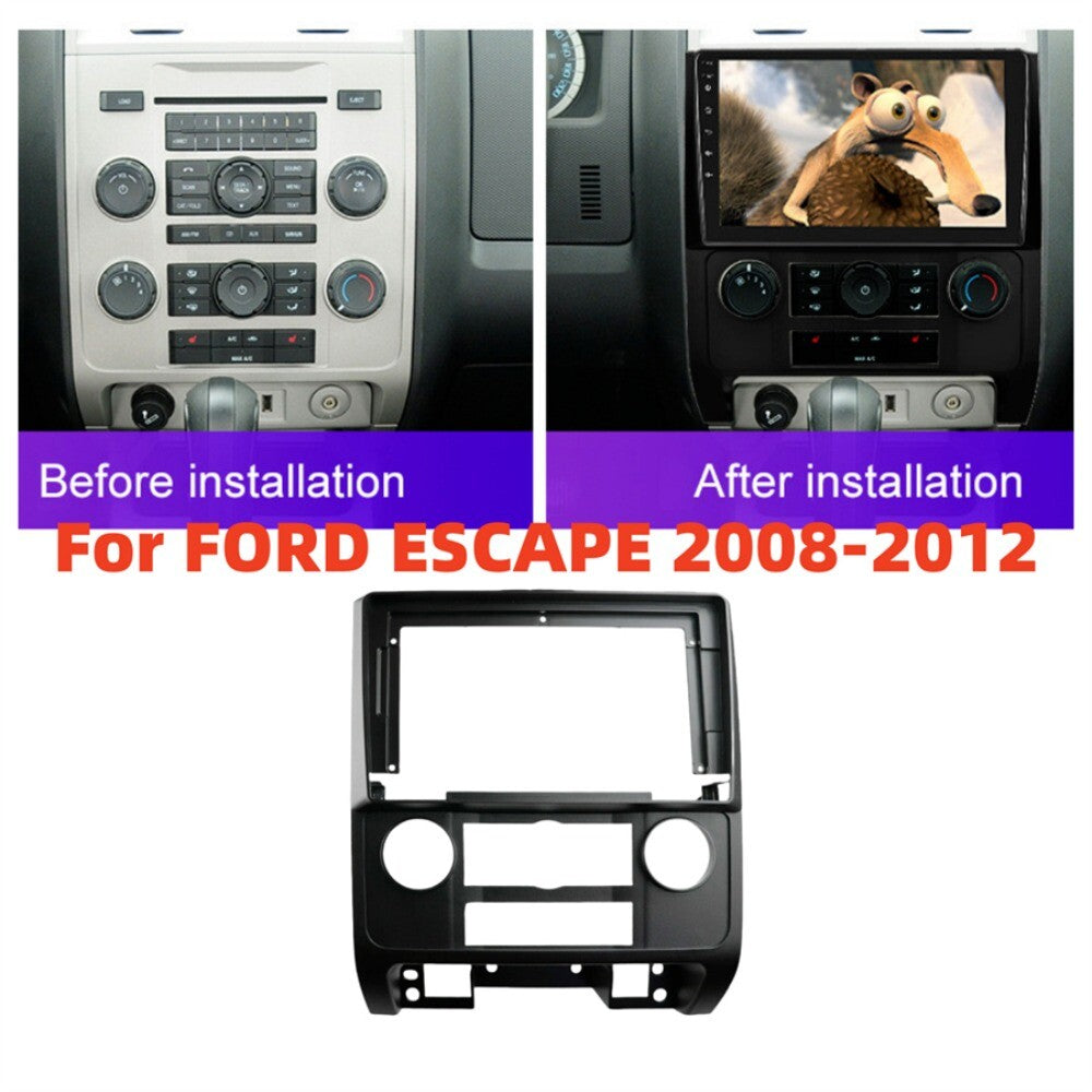 Replace For ESCAPE 2008-2012 Car Stereo Radio Fascia Panel Trim 9INCH Frame n