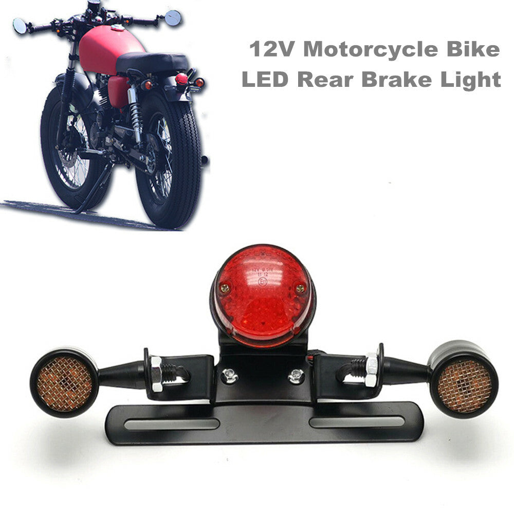 12V Motorcycle/Scooter LED Rear Brake Light, License Plate, Turn Signal, Taillight n