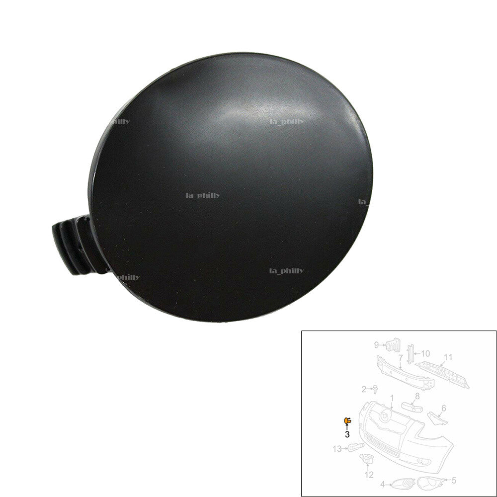 Front Bumper Tow Hook Eye Cap Cover for Toyota Yaris 2007-2016 52721-52906 Q