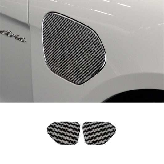 Carbon Fiber Charging port panel Cover Trim for Porsche Taycan 2019-2022 Type A