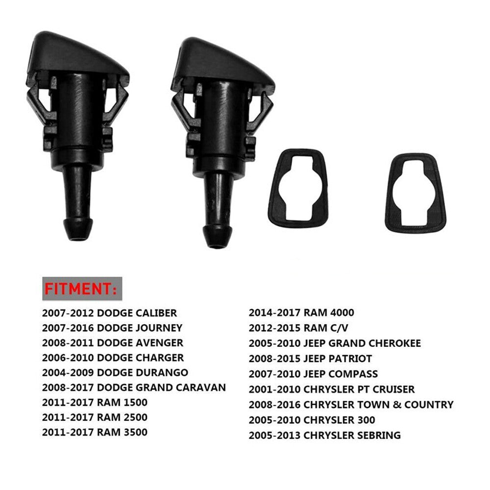 Windshield washer fluid spray nozzle suitable for Dodge for RAM 1500 2500 5113049AA